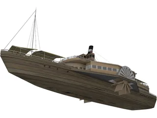 Boat 3D Model preview