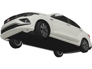 Fiat Cronos (2018) 3D Model preview