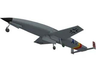 Sanger Amerika Bomber 3D Model preview