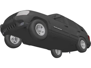 Jeep Grand Cherokee (1999) 3D Model preview