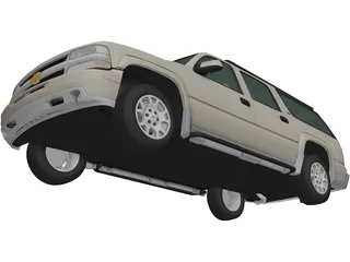 Chevrolet Suburban LT (2005) 3D Model preview