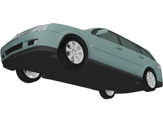 Opel Vectra Caravan (2002) 3D Model preview