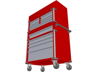 Milwaukee Toolbox 3D Model preview