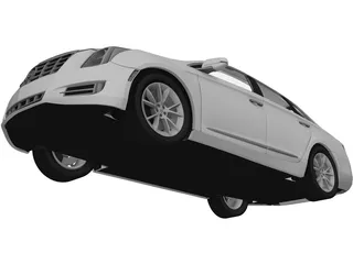 Cadillac XTS (2013) 3D Model preview