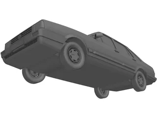 Volkswagen Santana (1985) 3D Model preview
