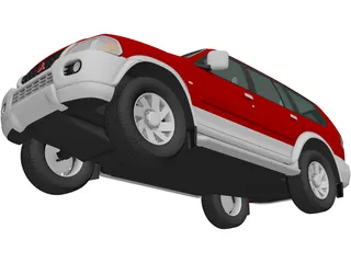 Mitsubishi Pajero Sport (1996) 3D Model preview