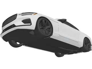 Polestar 1 (2019) 3D Model preview