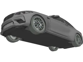 BMW M2 Competition (2018) 3D Model preview