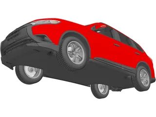 Mitsubishi Outlander GT 3D Model preview