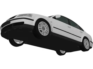 Volkswagen Passat B5 Sedan (1997) 3D Model preview