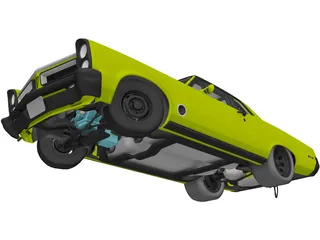 Pontiac GT Turbo 3D Model preview