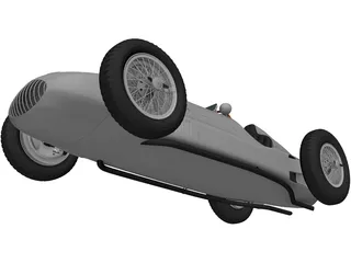 Mercedes-Benz W165 (1939) 3D Model preview