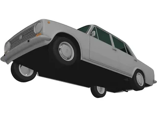 Fiat 124 (1966) 3D Model preview
