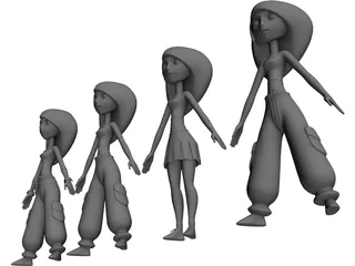 Kim Possible 3D Model preview