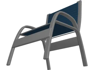 Beach Chair 3D Model preview