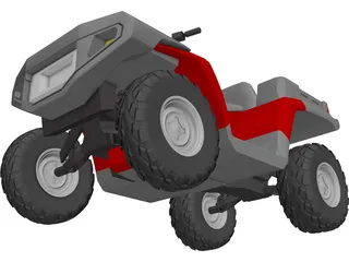 Polaris Sportsman 500 ATV 3D Model preview