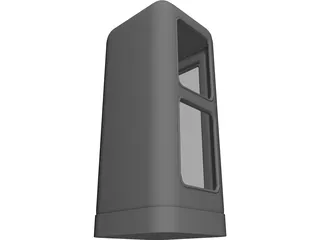 Phone Booth Germany 3D Model preview