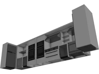 Kitchen 3D Model preview