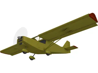 ULM Savannah 3D Model preview