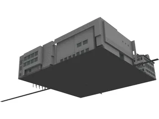 Shopping Park 3D Model preview