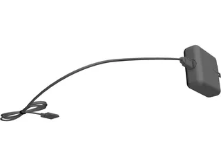 Apple iPhone Charger 3D Model preview