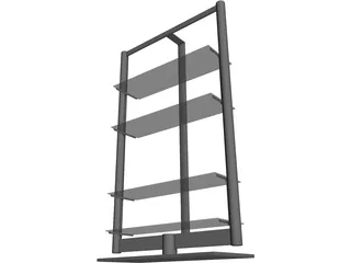 TV Stand 3D Model preview