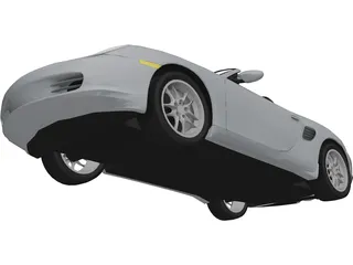 Porsche Boxster (1997) 3D Model preview