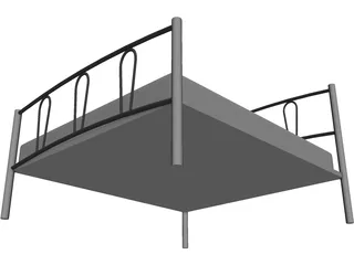 Bed 3D Model preview