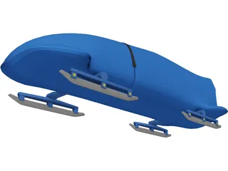 Bobsleigh 3D Model preview