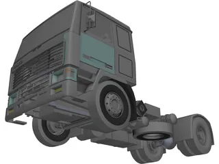 Volvo F12 3D Model preview