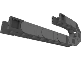 Igus Energy Chain 3D Model preview