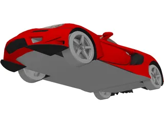Porsche Carrera GT [Tuned] 3D Model preview