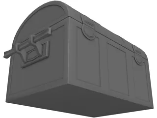 Treasure Chest 3D Model preview