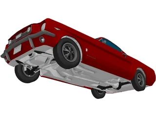Ford Mustang (1965) 3D Model preview