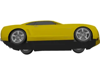 Chevrolet Camaro (2009) 3D Model preview