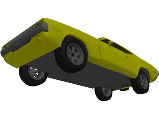 Chevrolet Camaro (1969) 3D Model preview