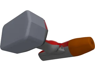 Cordless Drill 3D Model preview