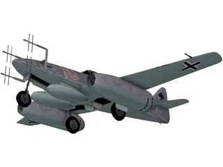 Messerschmidt Me 262 3D Model preview