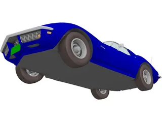 Chevrolet Corvette (1968) 3D Model preview