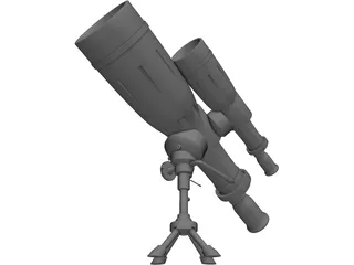Telescope 3D Model preview
