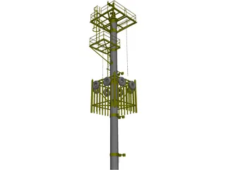 Well Caisson Deck 3D Model preview