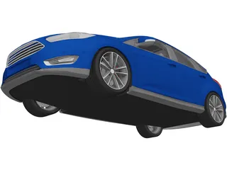 Ford Focus (2018) 3D Model preview