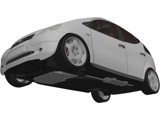 Mercedes-Benz A160 (1997) 3D Model preview
