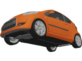 Citroen C1 (2010) 3D Model preview