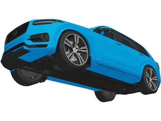Volvo XC90 Design (2019) 3D Model preview