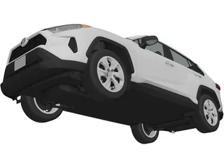 Toyota RAV4 LE (2019) 3D Model preview