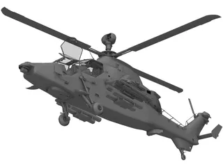 Eurocopter EC-665 Tiger 3D Model preview
