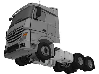 Mercedes-Benz Actros 3D Model preview