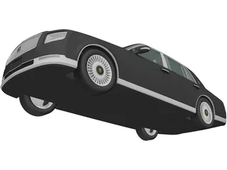 Toyota Century (2018) 3D Model preview
