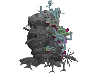 Howling Castle 3D Model preview